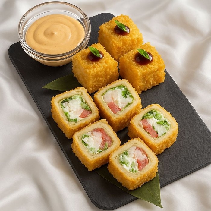 Голден ролл с креветкой